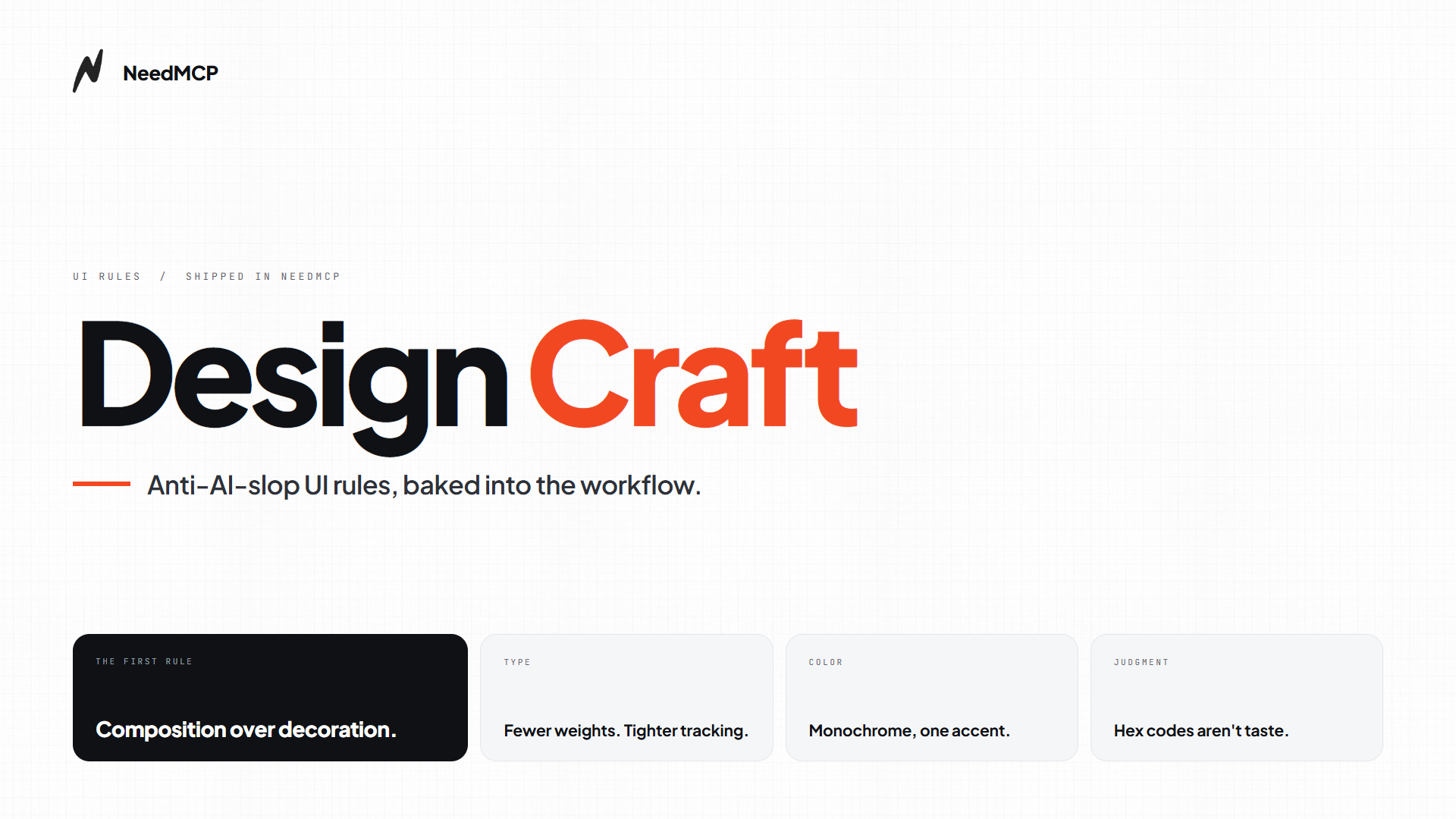 Design Craft: giving your AI assistant a real designer's eye